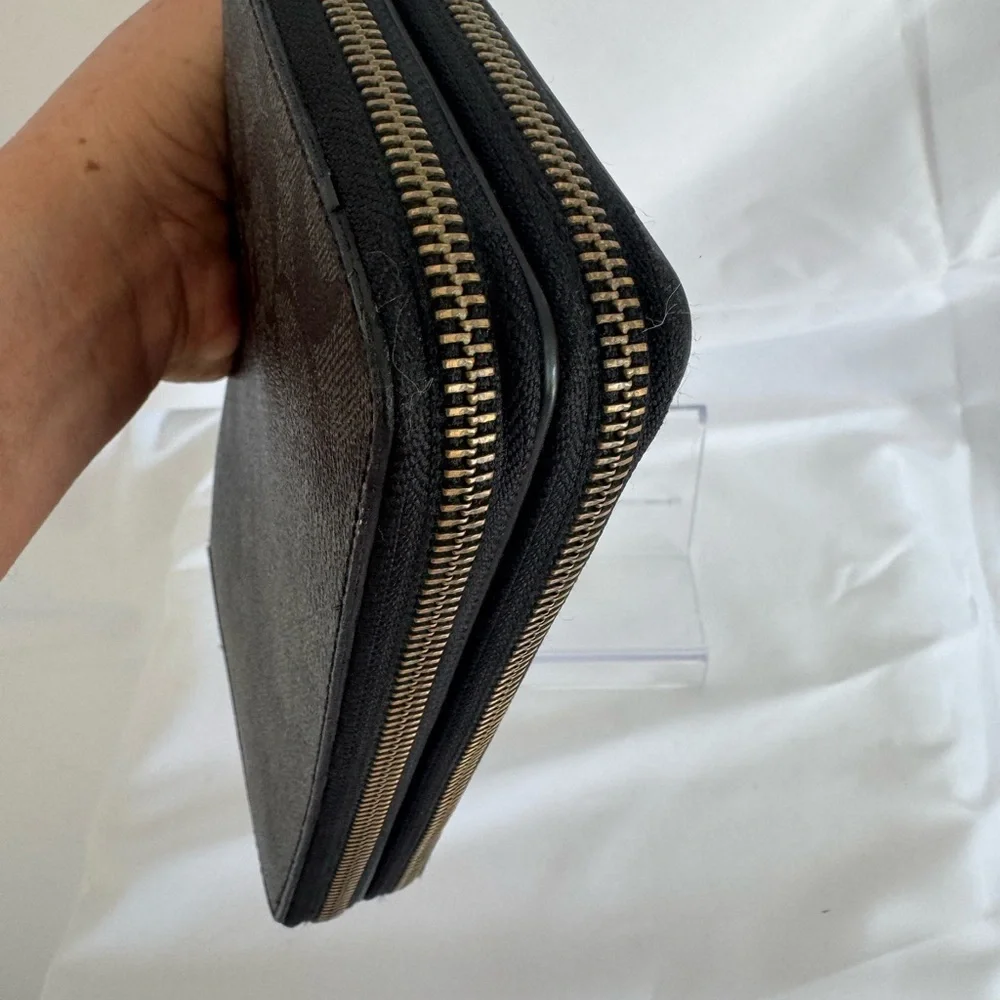 Coach double zip